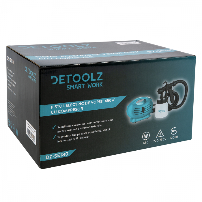 DZ-SE180 Pistol electric de vopsit 650W cu compresor [7]