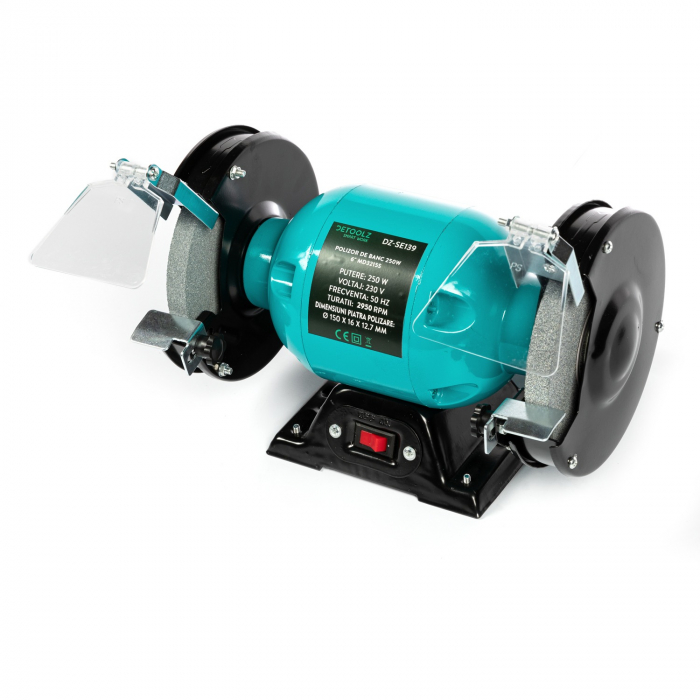 Polizor de banc Deetoolz DZ-SE139, 250W, Albastru [6]