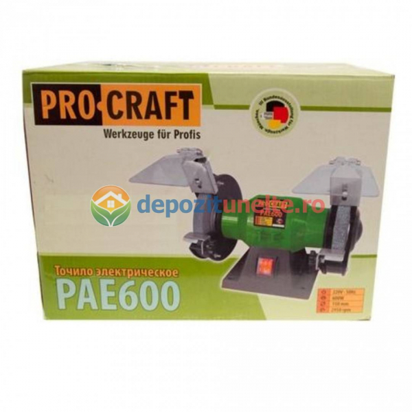 Polizor de banc 600W, 150mm, PROCRAFT PAE600, Model 2019 [5]