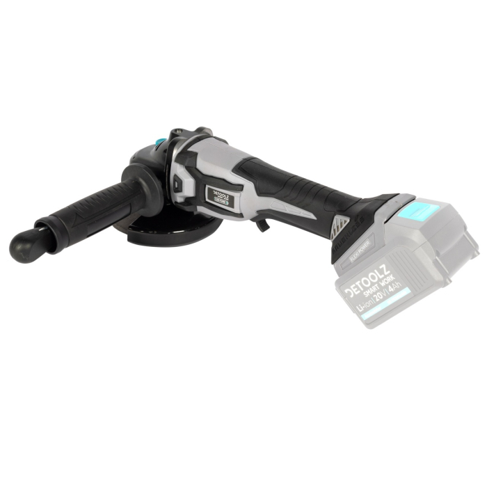 Polizor unghiular Detoolz 20V, diametru disc Ø125, motor fara perii [15]