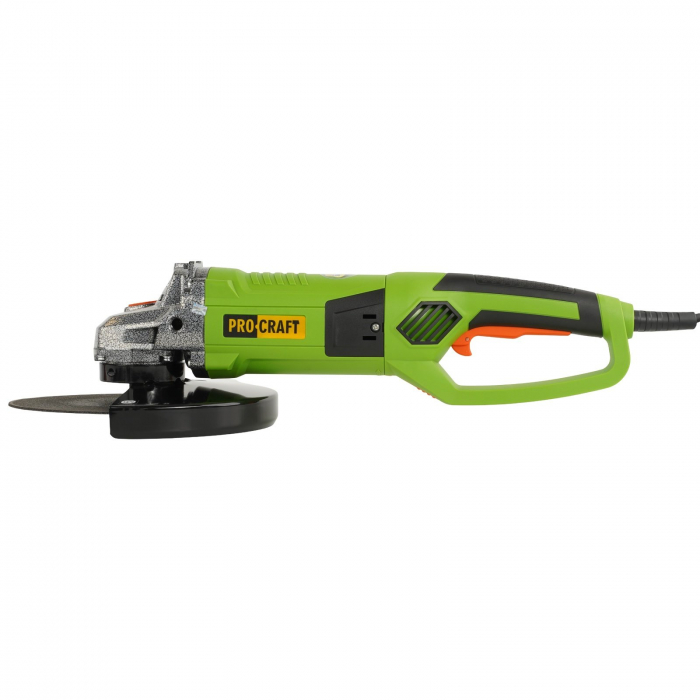 Polizor unghiular PROCRAFT PW2550 – 2000W, disc 230 mm, 6500 rpm, ideal pentru tăiere și șlefuire metal [4]