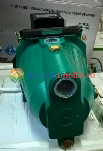 Pompa de suprafata autoamorsanta JET 100L Micul Fermier GF-0712, 2.01 CP, debit 60 l/min [7]
