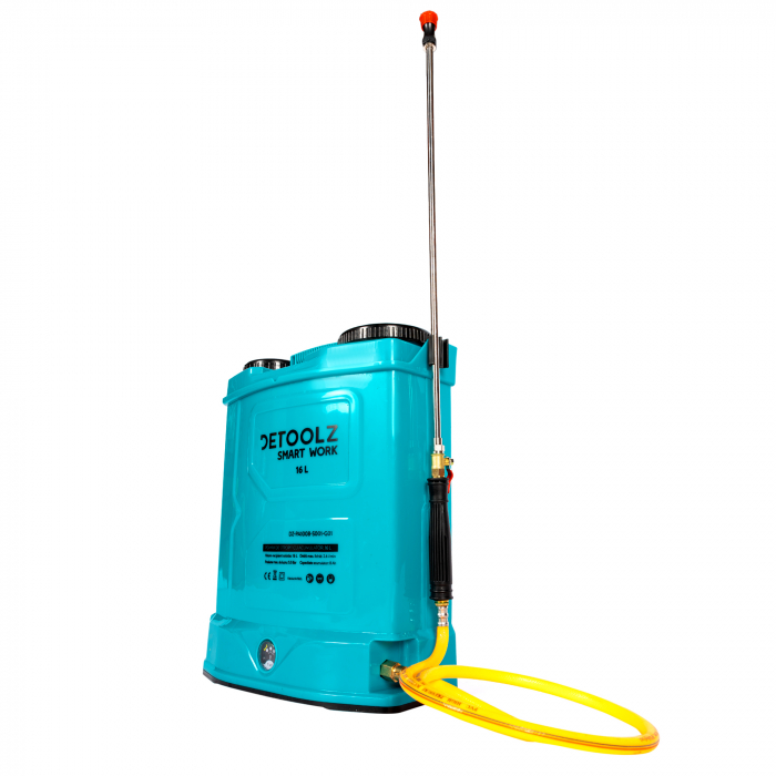 Pompa de stropit cu acumulator Li-Ion, Detoolz 16L [10]
