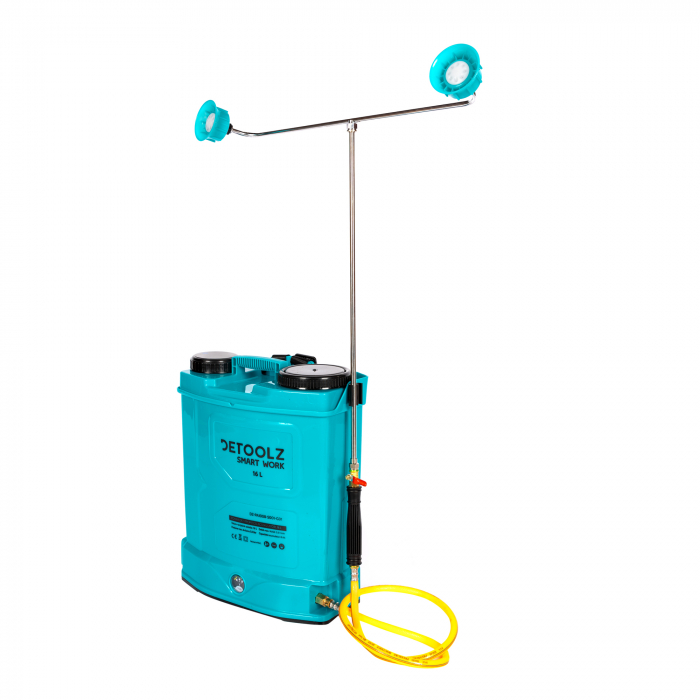 Pompa de stropit cu acumulator Li-Ion, Detoolz 16L [13]