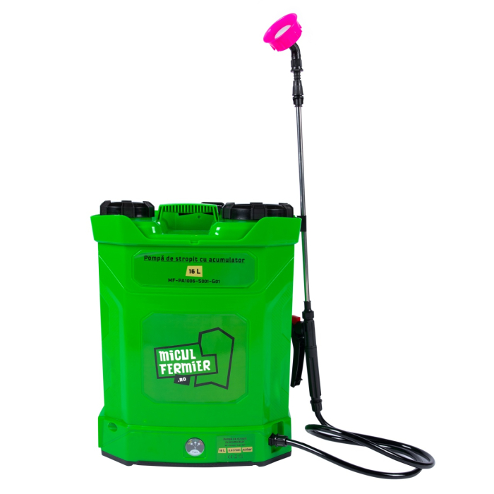 Pompa de stropit cu acumulator, Micul Fermier 16L [15]