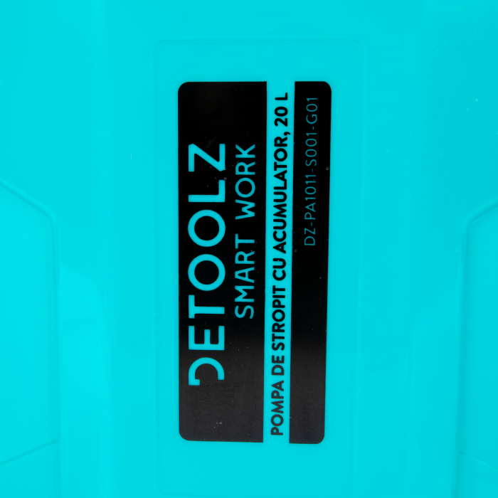Pompa de stropit Detoolz 16 litri cu acumulator, 8Ah, pompa presiune de 5,5 bar  si suport lombar [12]