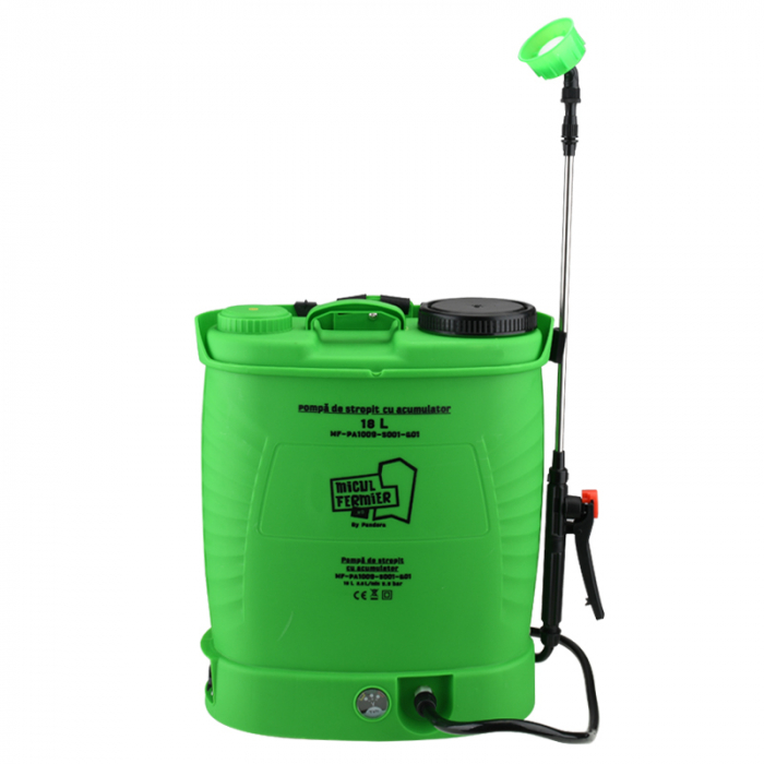 Pompa de stropit electrica cu acumulator Micul Fermier MF-PA1009-S001-G01 by Pandora 18 Litri - Vermorel electric, 5,5bar [3]