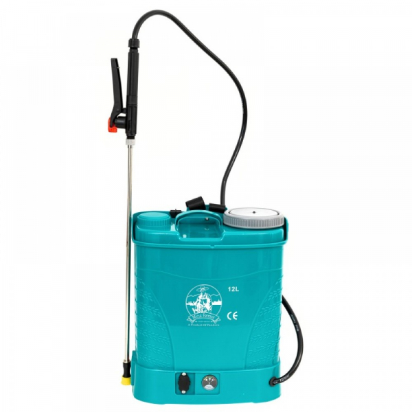 Pompa de stropit electrica Micul Fermier GF-1516 by Pandora 12L, Vermorel electric cu acumulator de 12V 8Ah 5,5 bar si regulator de presiune [8]