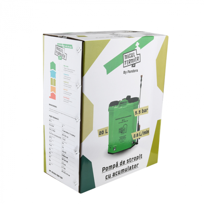 Pompa de stropit MF Pandora 20L cu acumulator [8]