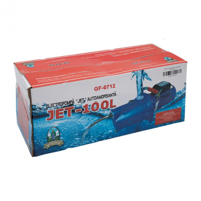 Pompa de suprafata autoamorsanta JET 100L Micul Fermier GF-0712, 2.01 CP, debit 60 l/min [14]