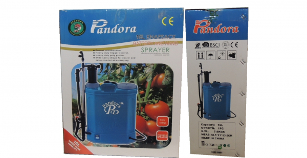 Pompa stropit electrica + Manuala ( 2 in 1 ) 16 Litri 5,5 Bar + regulator presiune, Vermorel electric cu baterie - acumulator 12V 8Ah [20]