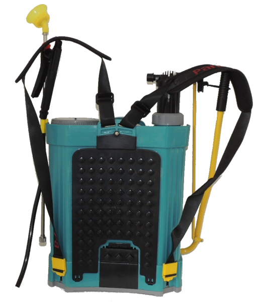 Pompa stropit electrica + Manuala ( 2 in 1 ) 16 Litri 5,5 Bar + regulator presiune, Vermorel electric cu baterie - acumulator 12V 8Ah [14]