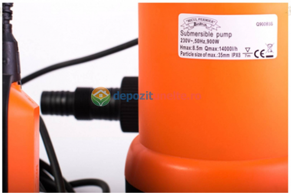 Pompa submersibila de plastic pentru apa murdara 900W Micul Fermier GF-0724 [4]