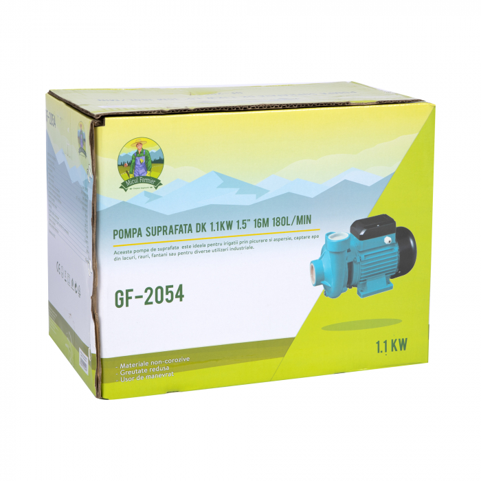 GF-2054 Pompa suprafata DK 1.1KW 1.5" 16m 180l/min [6]