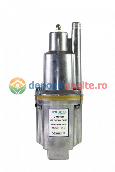 Pompa de apa submersibila pe vibratie, VMP60, 280W, Micul Fermier [2]