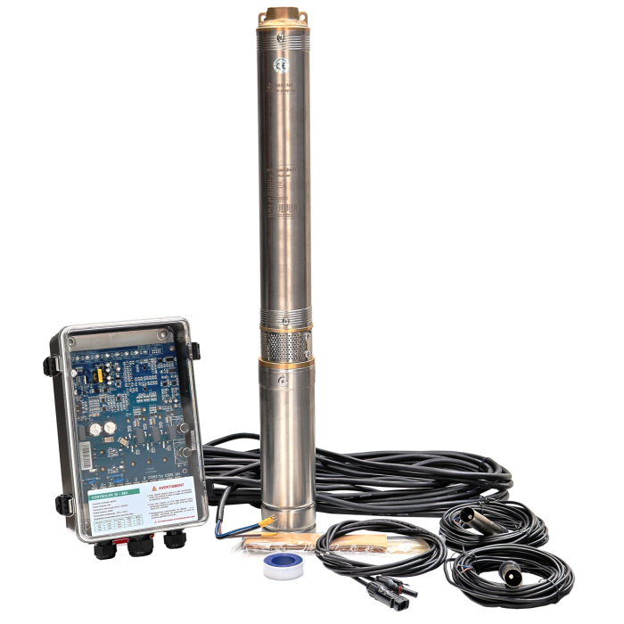 Progarden Aqua SOLAR 450 Pompa submersibila 1", solar, 500W/48V, MPPT, fara PFV, 50m, 3.5mch, multietajata, apa curata [2]