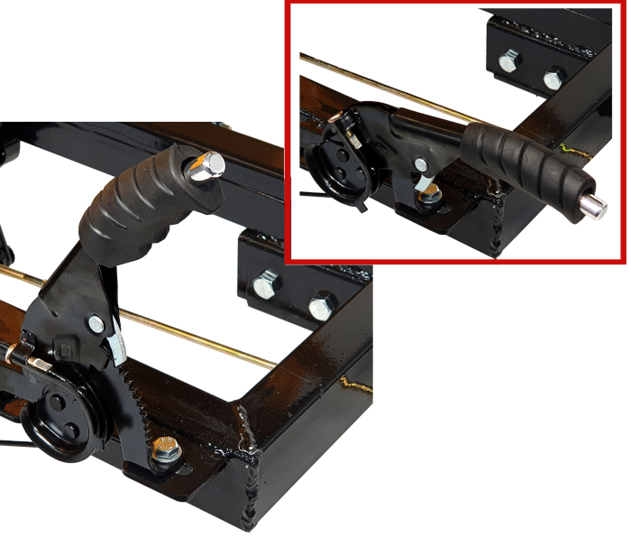 ProGARDEN Campo RM500CT remorca 500kg minitractor, 1 osie, prindere cupla, roti profil rutier 5.00-12, RIM 3.00B [3]
