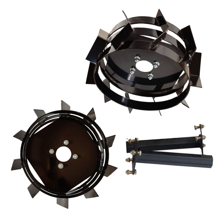 ProGARDEN set roti metalice 440x180mm, manicot cu flanse, hex 32mm [1]