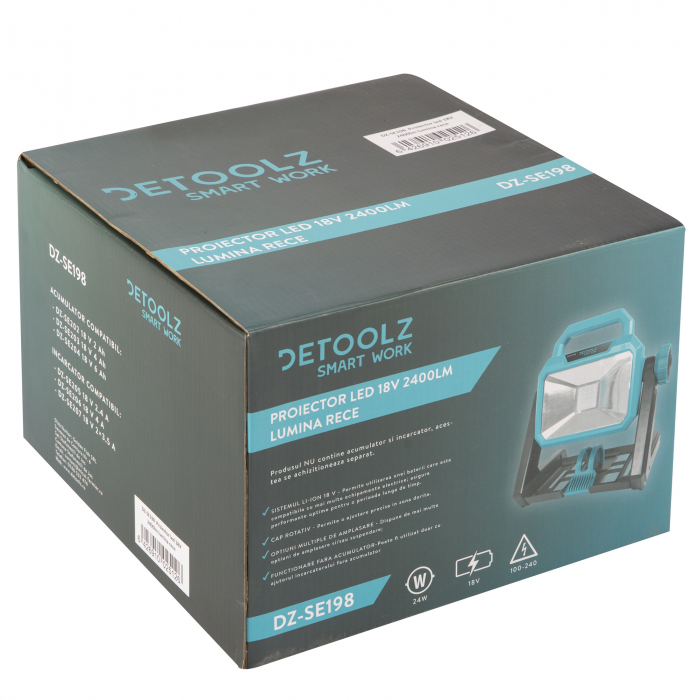 DZ-SE198 Proiector led 18V 2400lm lumina rece [3]