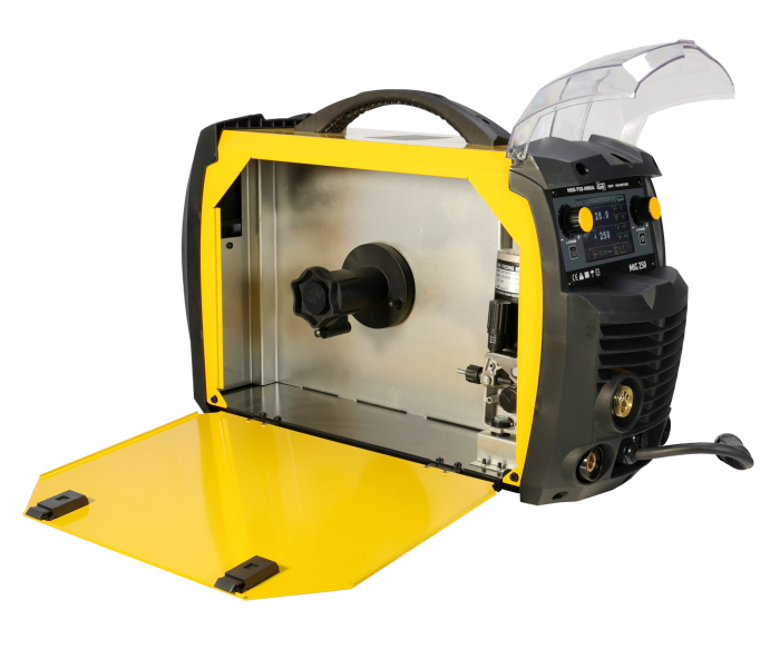 ProWELD MIG 250 Synergetic Invertor digital MIG/TIG/MMA 200A, Sudură oțel, inox, aluminiu, fontă, Afișaj LCD, reglaj sinergic [3]