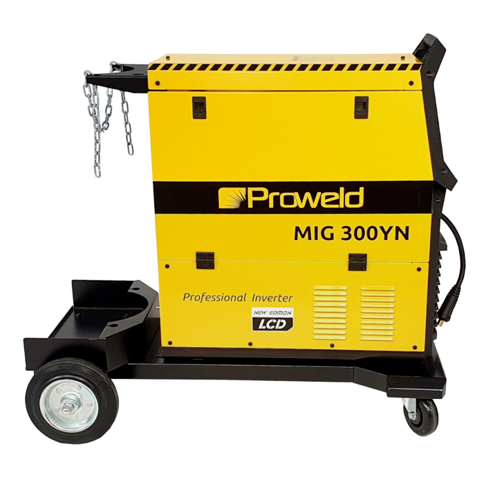 ProWELD MIG 300YN Stație industrială sudură 300A, TIG Lift, MMA, MIG pentru aluminiu, fontă, inox, LCD, bobină 15kg [3]