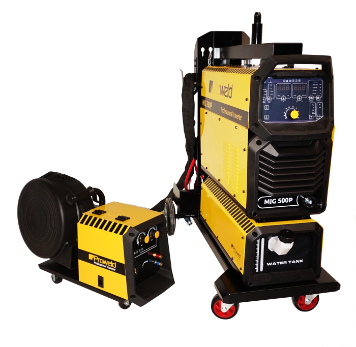 ProWELD MIG 500P invertor sudare MIG/MAG profesional, racire cu lichid, derulator detasabil, sudura aluminiu [2]