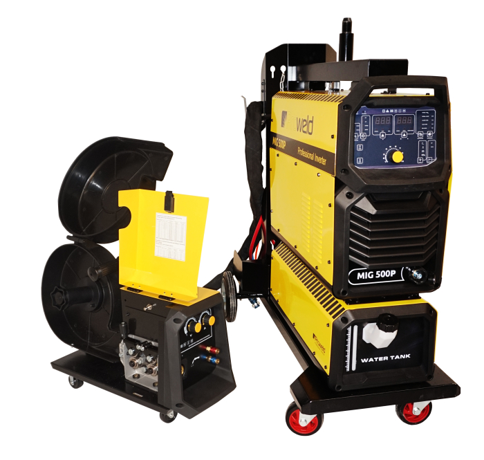 ProWELD MIG 500P invertor sudare MIG/MAG profesional, racire cu lichid, derulator detasabil, sudura aluminiu [3]