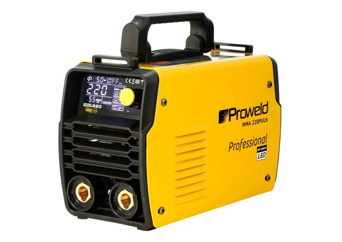 ProWELD MMA 220 Puls Invertor digital sudură 220A, Pulse MMA, TIG Lift, Arc Force, VRD, Electrozi Ø 1.6–5.0mm, Oțel, Inox, Fontă [4]