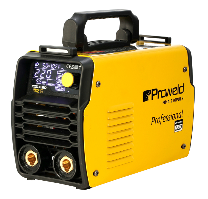 ProWELD MMA 220 Puls Invertor digital sudură 220A, Pulse MMA, TIG Lift, Arc Force, VRD, Electrozi Ø 1.6–5.0mm, Oțel, Inox, Fontă [2]