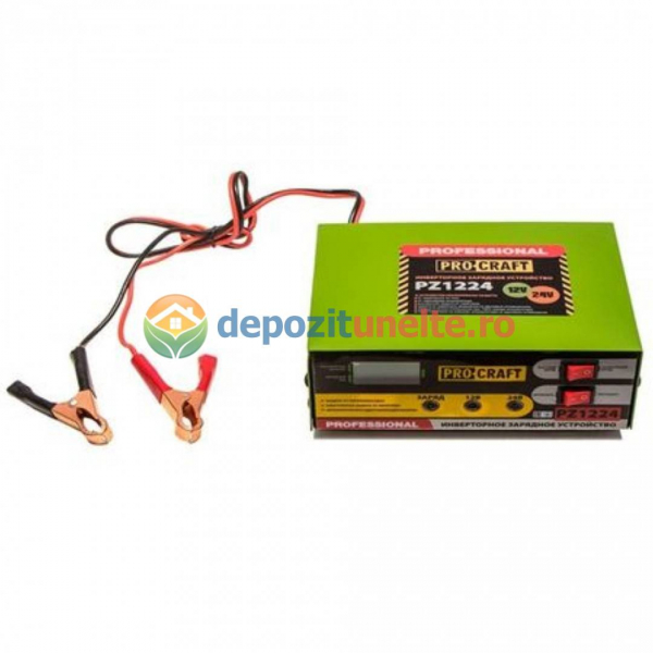 Redresor 12-24V, incarcare 10A, 6-100 Ah, ProCraft PZ-1224, Baterii Auto si Acumulatoare, Model 2019 [3]