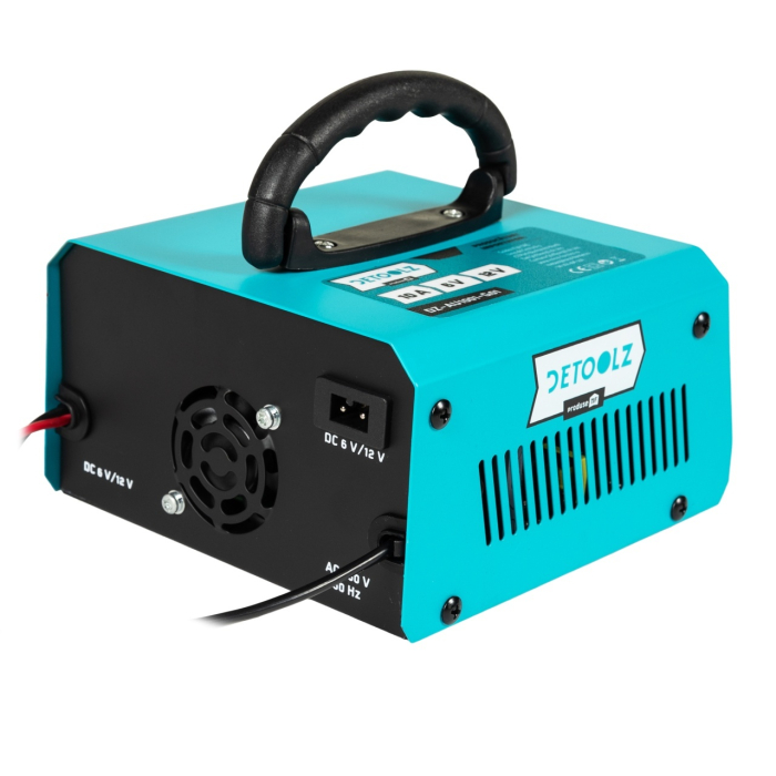 Redresor auto Detoolz, 120W 6V-12V 10A 10-150Ah CM [4]