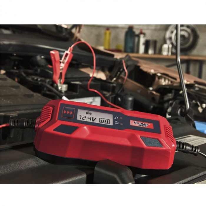 Redresor Auto inteligent ,Ultimate Speed, pentru incarcare baterie auto 6V - 12V 120Ah, digital cu microprocesor si display LCD [2]