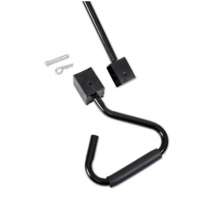 Remorca carucior pentru Tractorasele de gradina Hecht 52184 capacitate incarcare 300 kg cu maner [6]