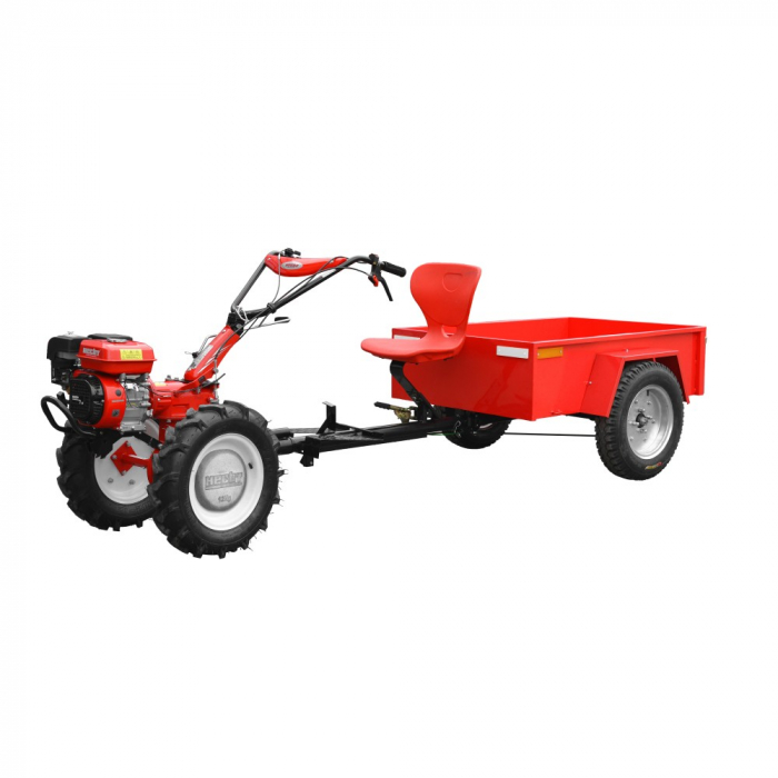 Remorca cu scaun Hecht 57100 capacitate 400 75 kg pentru motocultorul Hecht 7100 [2]