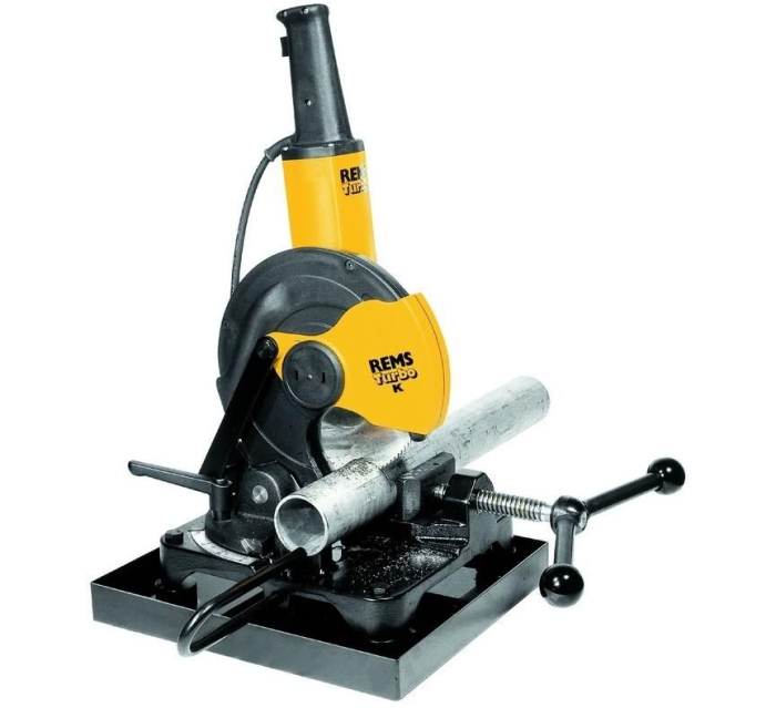 REMS Turbo K SuperPack Fierastrau circular 1200W, 230V + disc taiere metal 225mm + suport tăiere 849X02 [2]