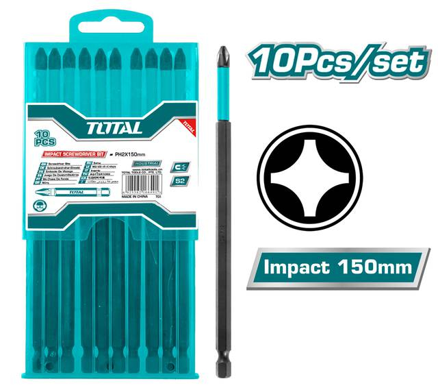 Set 10 biti de impact PH2x150mm [1]