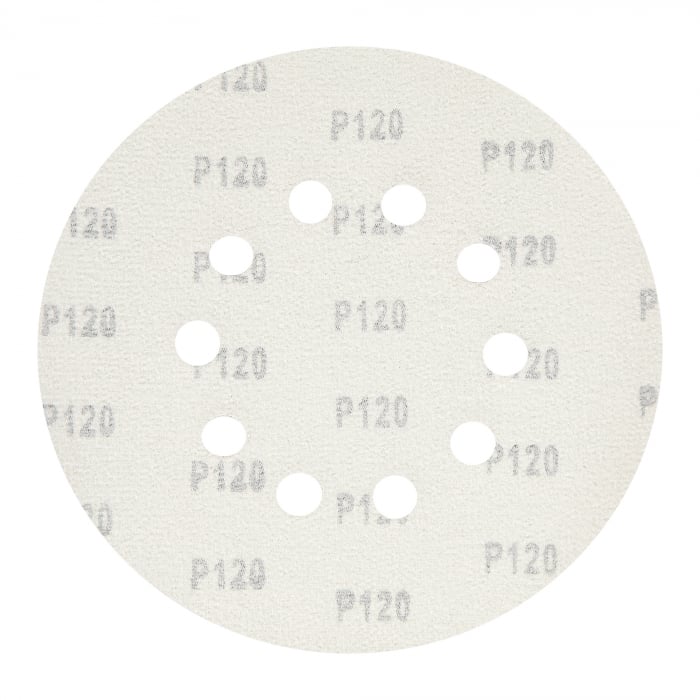 Set hartie abraziva 215mm P120 10 gauri, slefuitor [2]