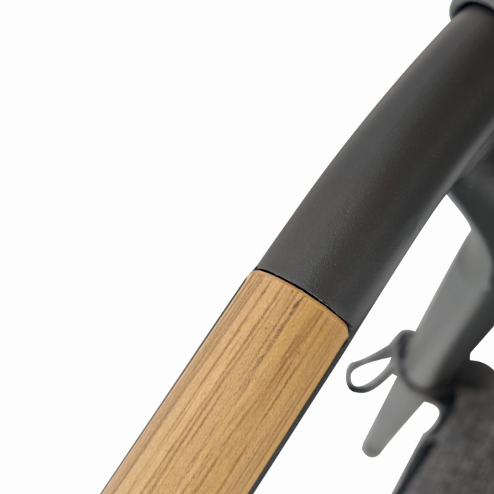 Set mobilier tarasa/gradina KLUGMEISTER KJF11196, doua scaune + masa, cu perne incluse, culoare gri [7]