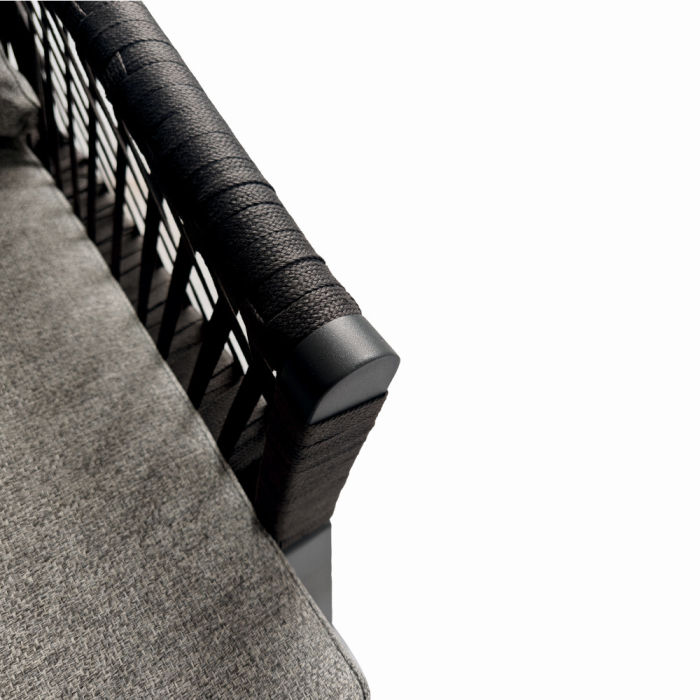 Set mobilier terasa/gradina KLUGMEISTER KJFT3407, 4 piese cu cadru de aluminiu, perne incluse, culoare gri [6]