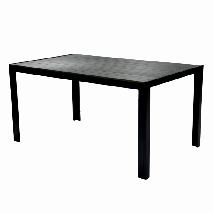 Set mobilier terasa/gradina KLUGMEISTER KJT2056, structura din otel, masa + 6 scaune din HDPE, culoare gri [5]