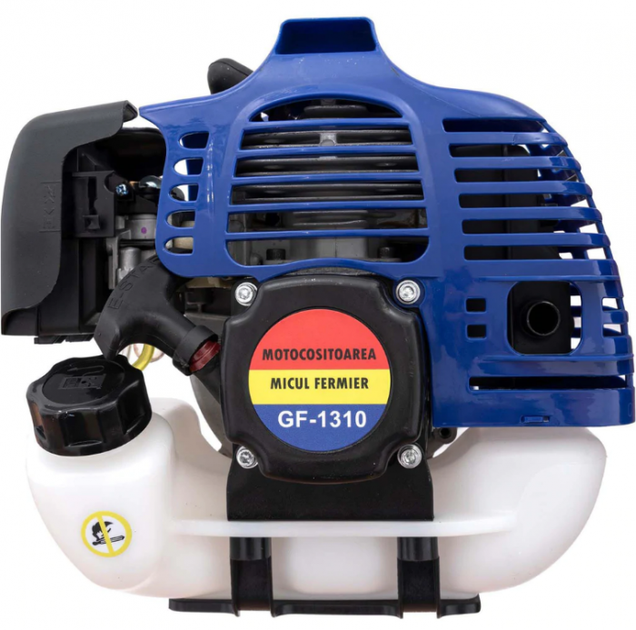 Set Motocoasa Micul Fermier GF-1310, 3.4CP + Cap Prasitoare + 2 Sisteme Taiere, model nou [5]
