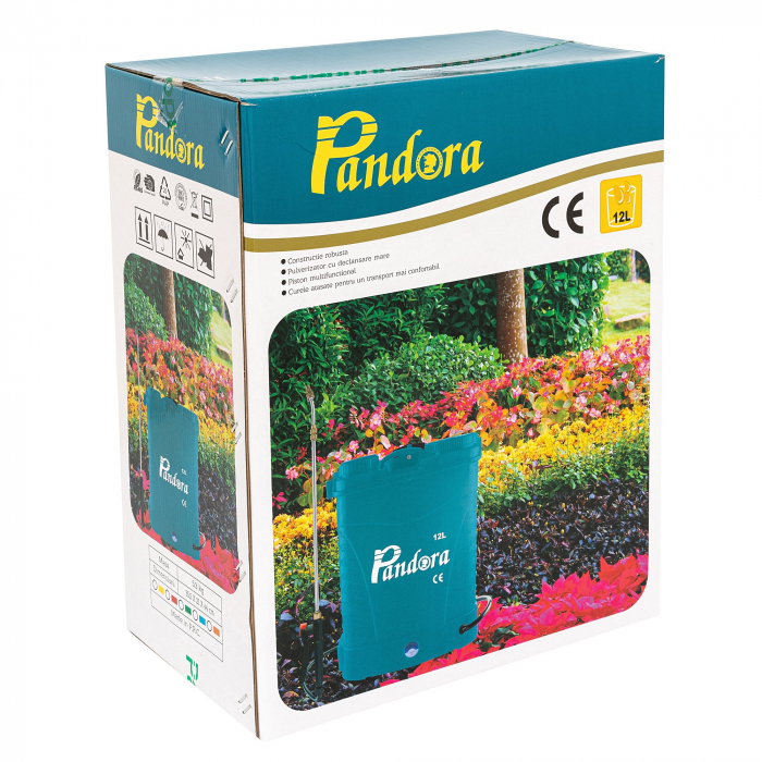 Set Pompa de stropit electrica cu acumulator Pandora 12L + Atomizor electric, Vermorel electric 12V [3]