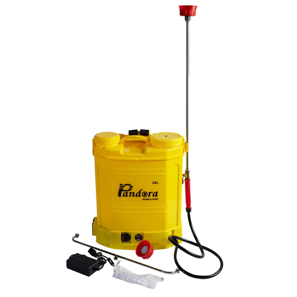 Set Pompa de stropit cu acumulator Pandora 20L, 7.5 Bar (model nou cu pompa dubla) + Atomizor + Set Lance telescopica stropit pomi 3m [3]
