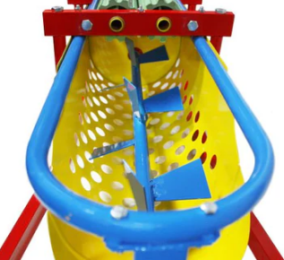 Set Zdrobitor struguri cu desciorchinator Micul Fermier, 300kg/Ora, 20L + Teasc Lemn Vilen 25L [5]
