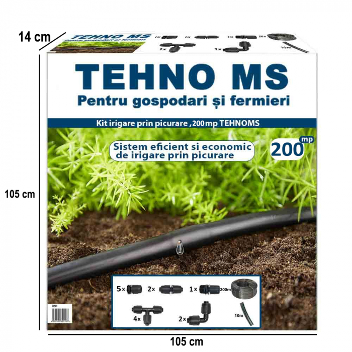 Sistem de irigare prin picurare 200 mp [6]