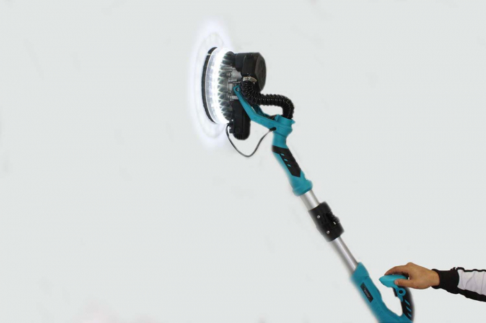 Slefuitor pentru pereti, pliabil, cu aspirator si LED 750W Ø225mm, DeToolz DZ-C206 [5]