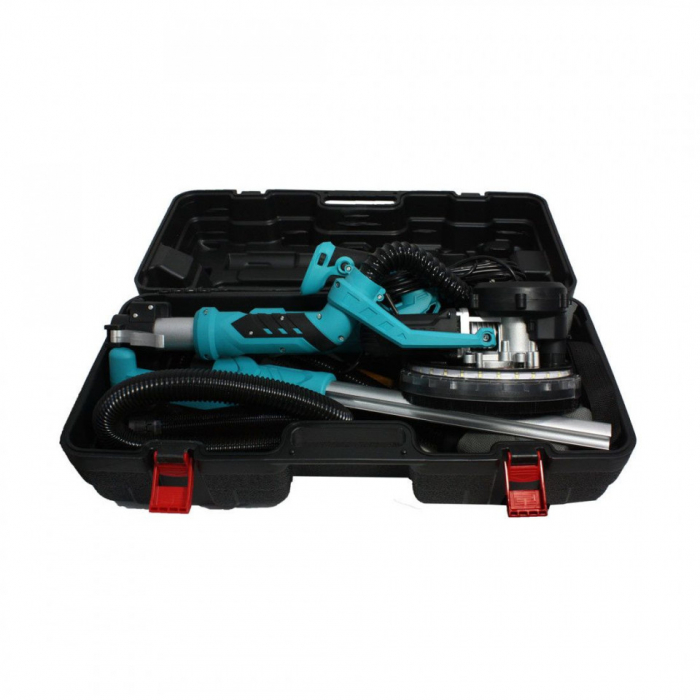 Slefuitor pentru pereti, pliabil, cu aspirator si LED 750W Ø225mm, DeToolz DZ-C206 [10]