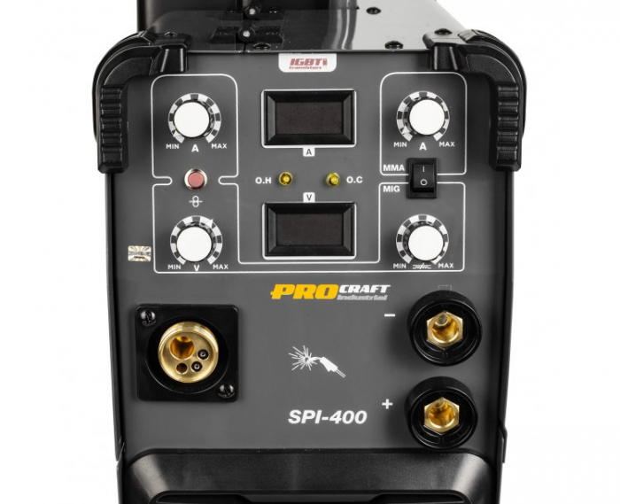 SPI-400 invertor de sudura cu sarma/ electrozi PROCRAFT INDUSTRIAL, produsul contine tv 10 lei, 26.5 kg [2]