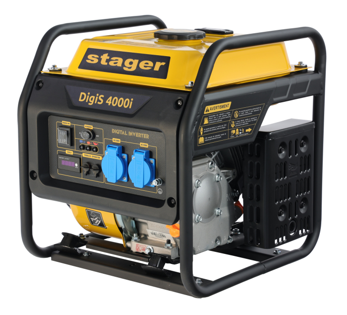 Stager DigiS 4000i Generator digital invertor open-frame 4kW, monofazat, benzina, G2, autonomie pana la 13h [2]