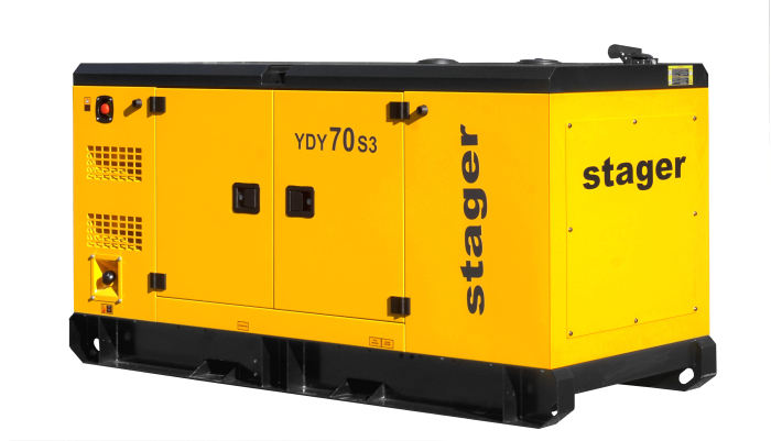 Stager YDY70S3 Generator insonorizat 70kVA, 89A, 1500rpm, trifazat, diesel [1]
